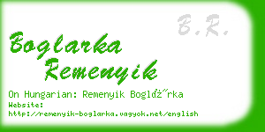 boglarka remenyik business card